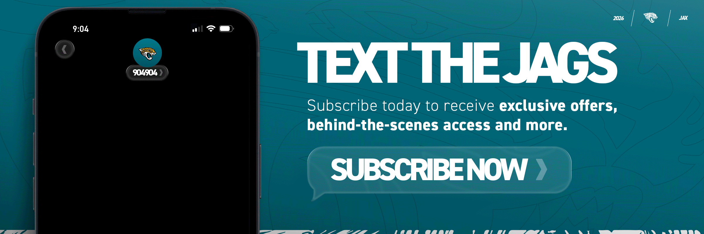 Driving SMS Subscriber Growth — campaign visual
